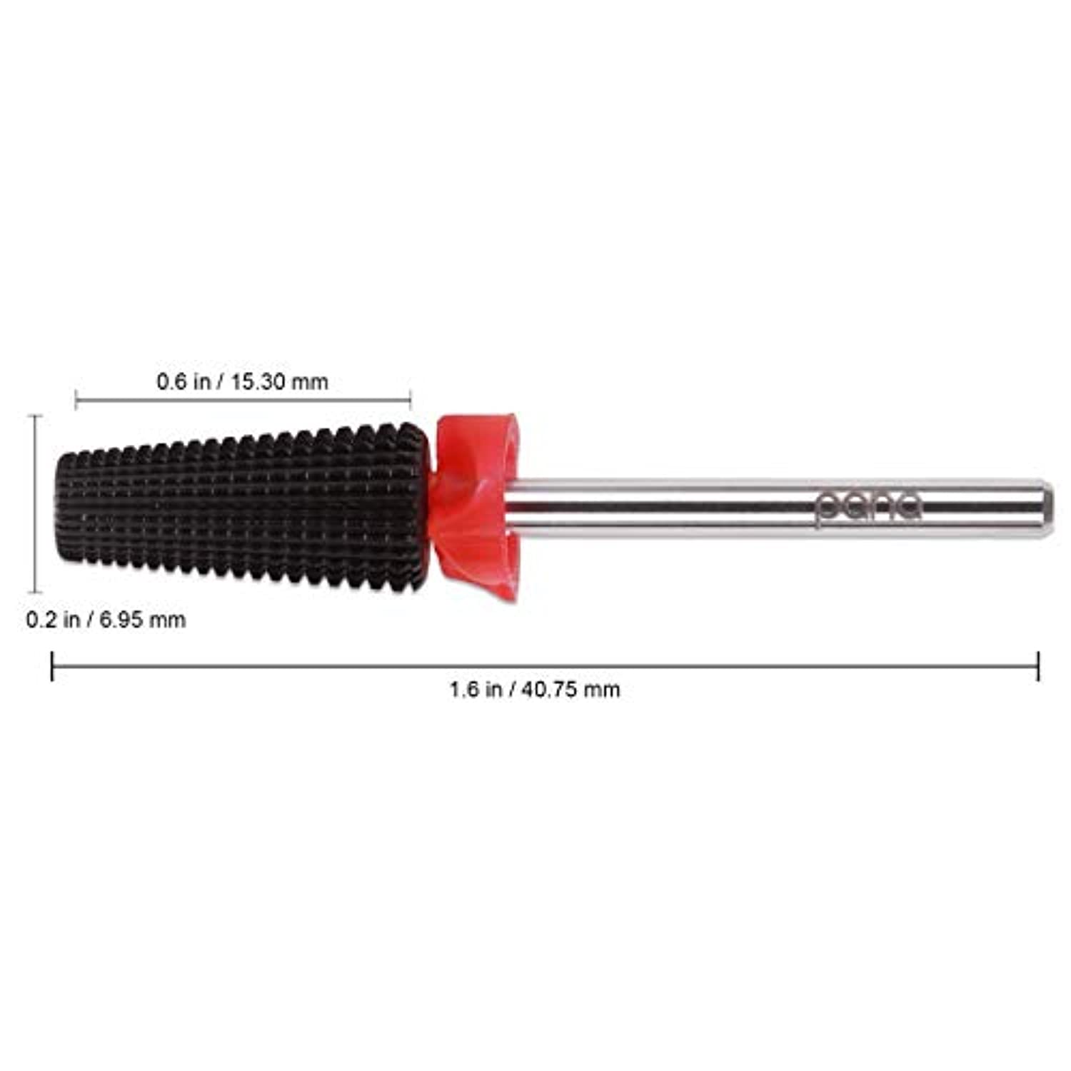 PANA Nail Carbide 5 in 1 Bit - Two Way Rotate use for Both Left and Right Handed - Fast remove Acrylic or Hard Gel - 3/32