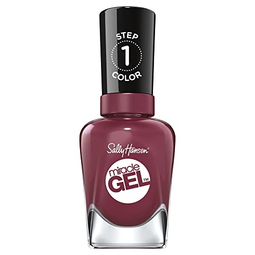 Sally Hansen Miracle Gel Nail Polish Shiny Top Coat, 101 Miracle Gel 3.0 Shiny Top Coat, 0.5 Fl Ounce