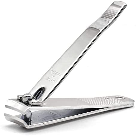 PrettyClaw | Nail Clipper Sharp Edge Finger Toe Nail Cutter Nail Trimmer Stainless Steel (Straight Edge)