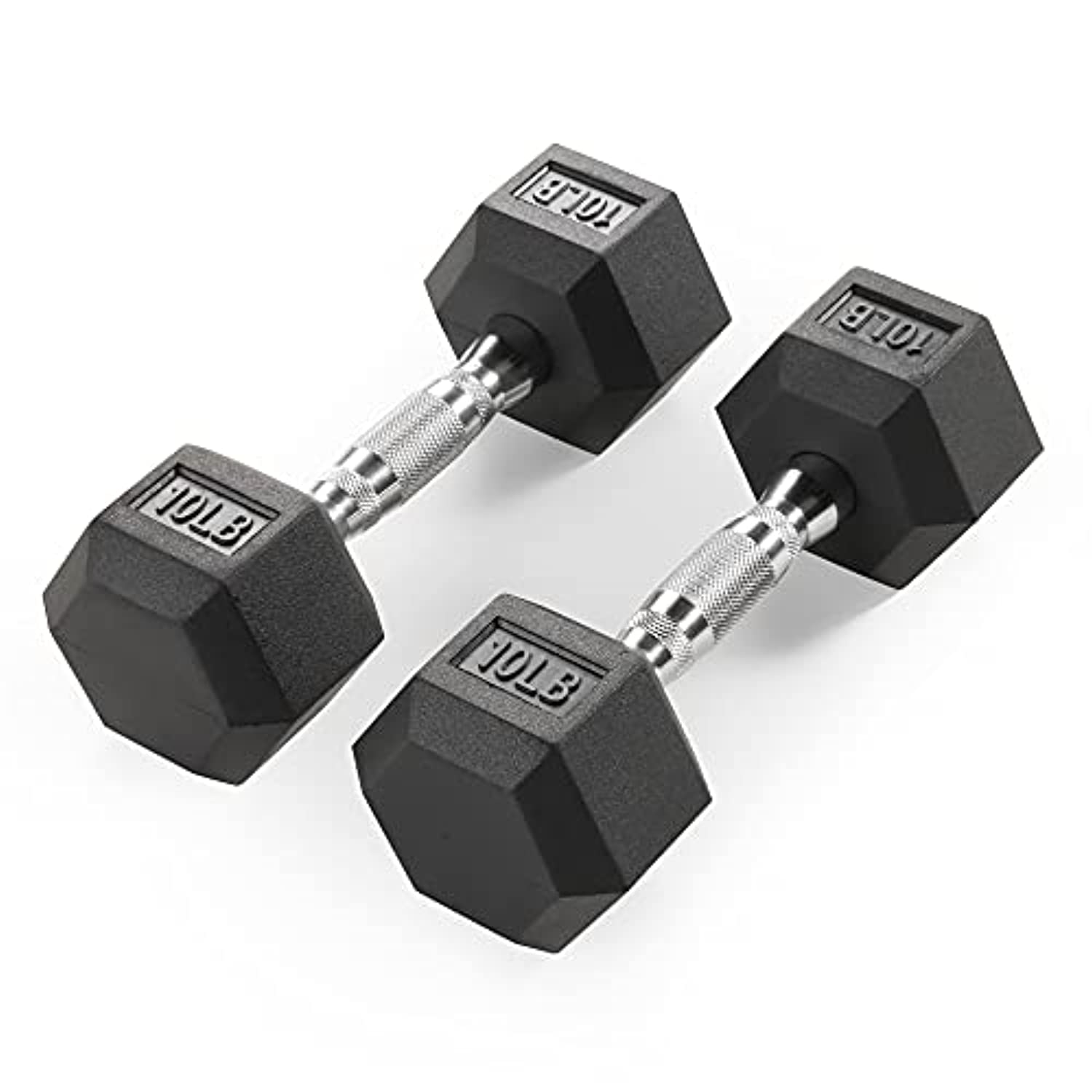 Marcy Inspire Rubber Hex Dumbbell Sold in Pairs - Available for 5lb - 20lb