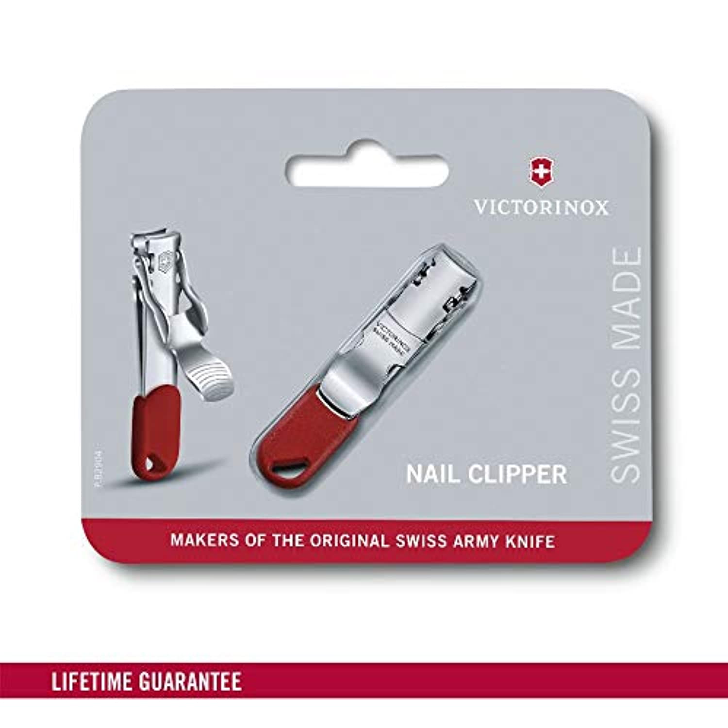 Victorinox Unisex_Adult 8.2050.b1 Nail Clipper, red, Standard Size