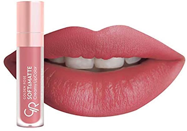 Golden Rose Soft and Creamy Matte Liquid Lipstick - 108 Mauve