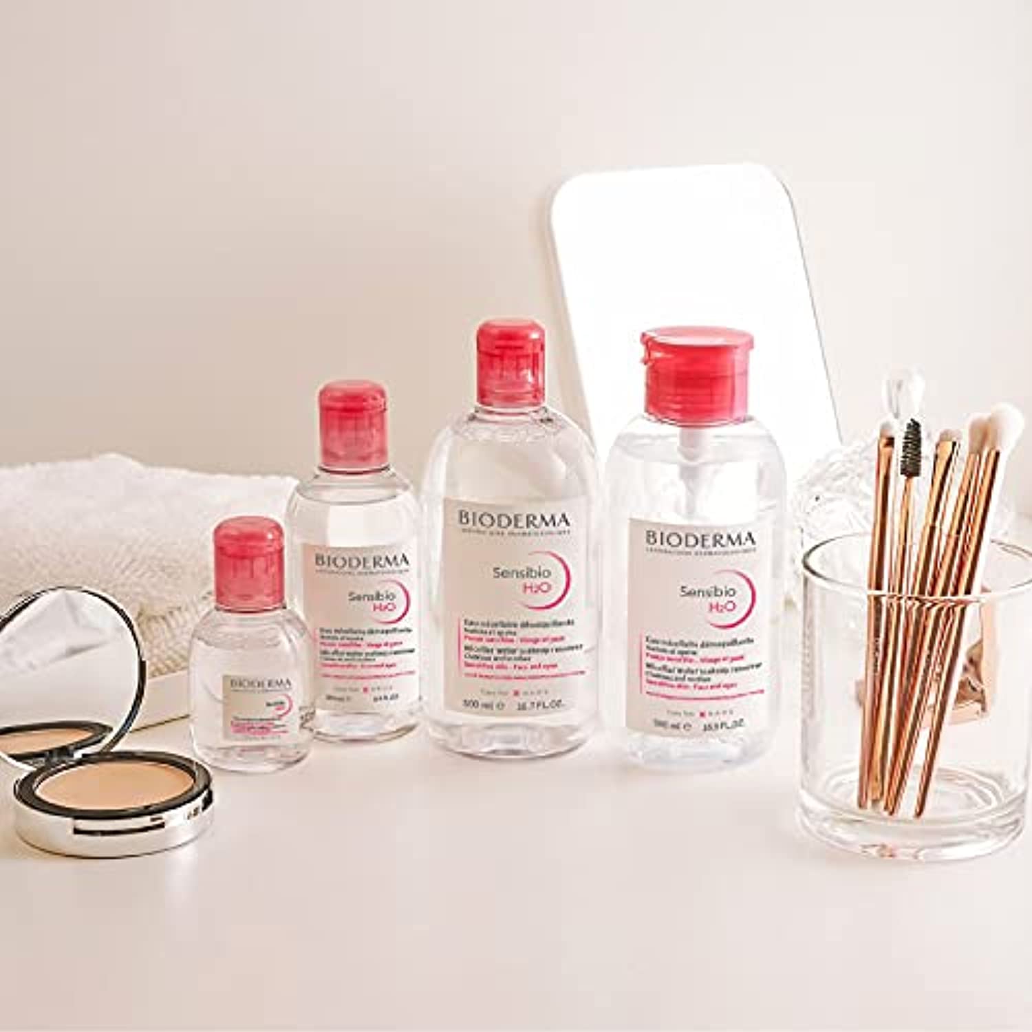 Bioderma - Sensibio - H2O Micellar Water - Makeup Remover Cleanser - Face Cleanser for Sensitive Skin