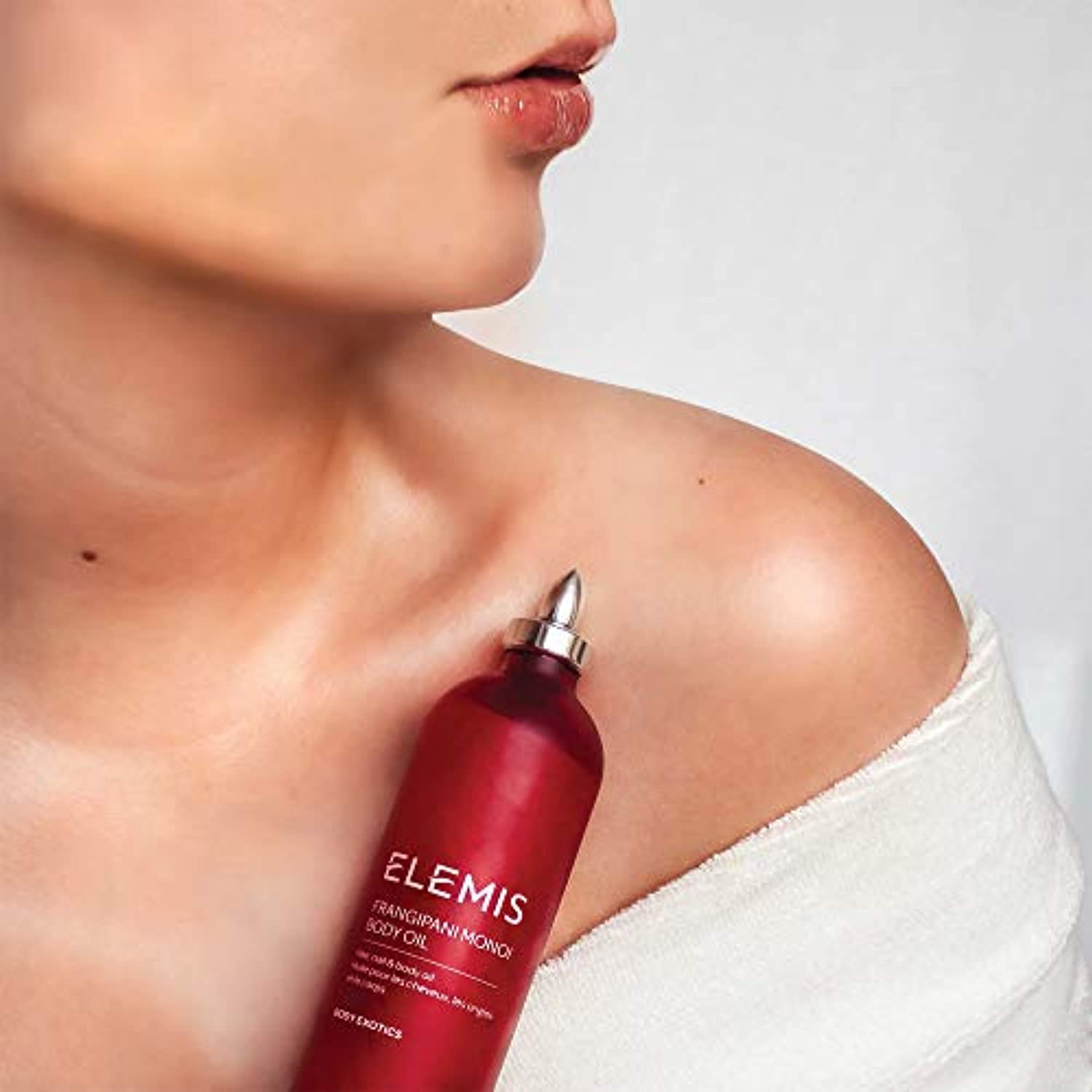 ELEMIS Frangipani Monoi Body Oil | Luxurious, Ultra-Hydrating Body Oil Deeply Nourishes, Conditions, and Softens Hair, Skin, and Nails | 100 mL