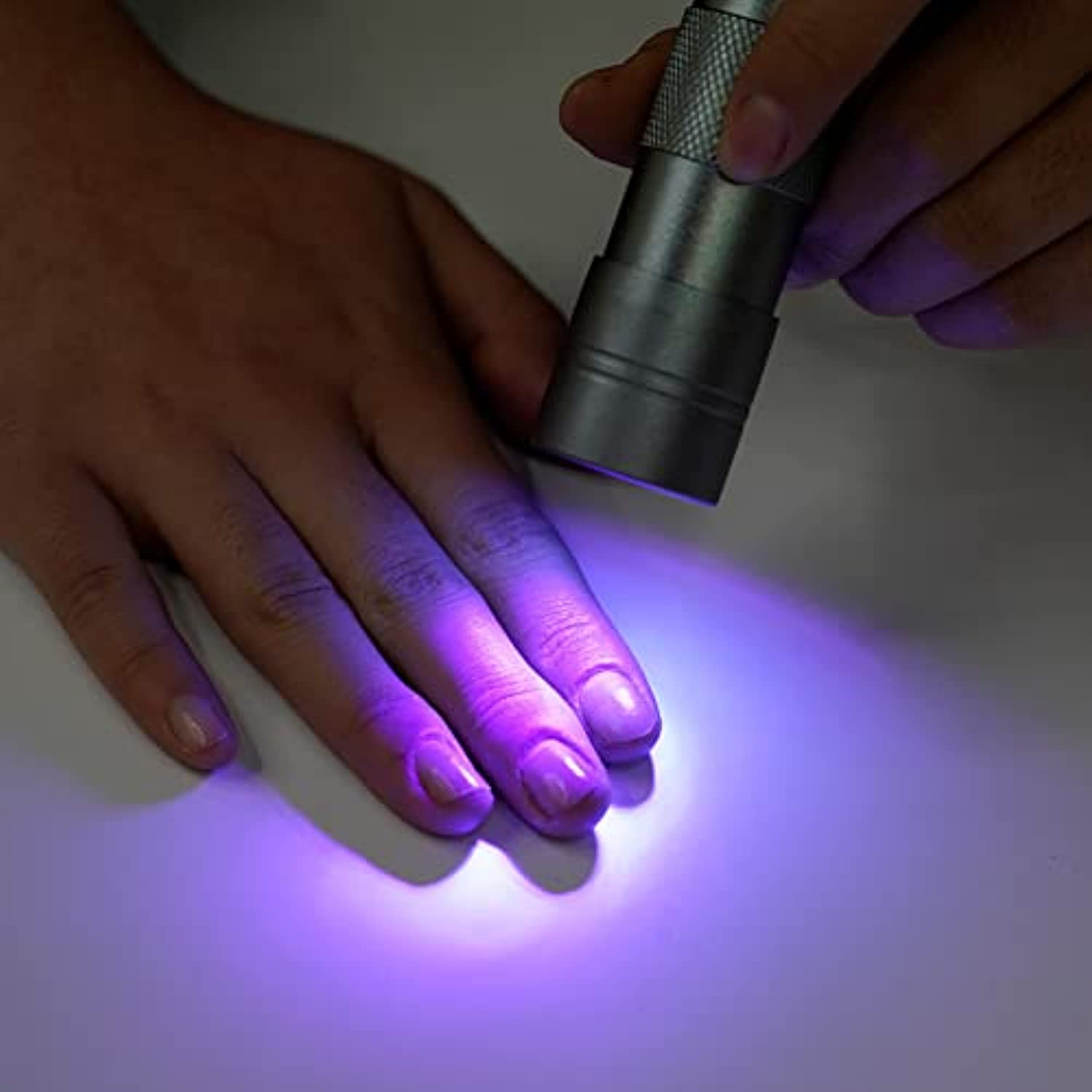 Mini UV Led Handheld Flashlights,Nail Lamp for Gel Nails,12 LED Flashlight Portable Nail Dryer for Nail Art