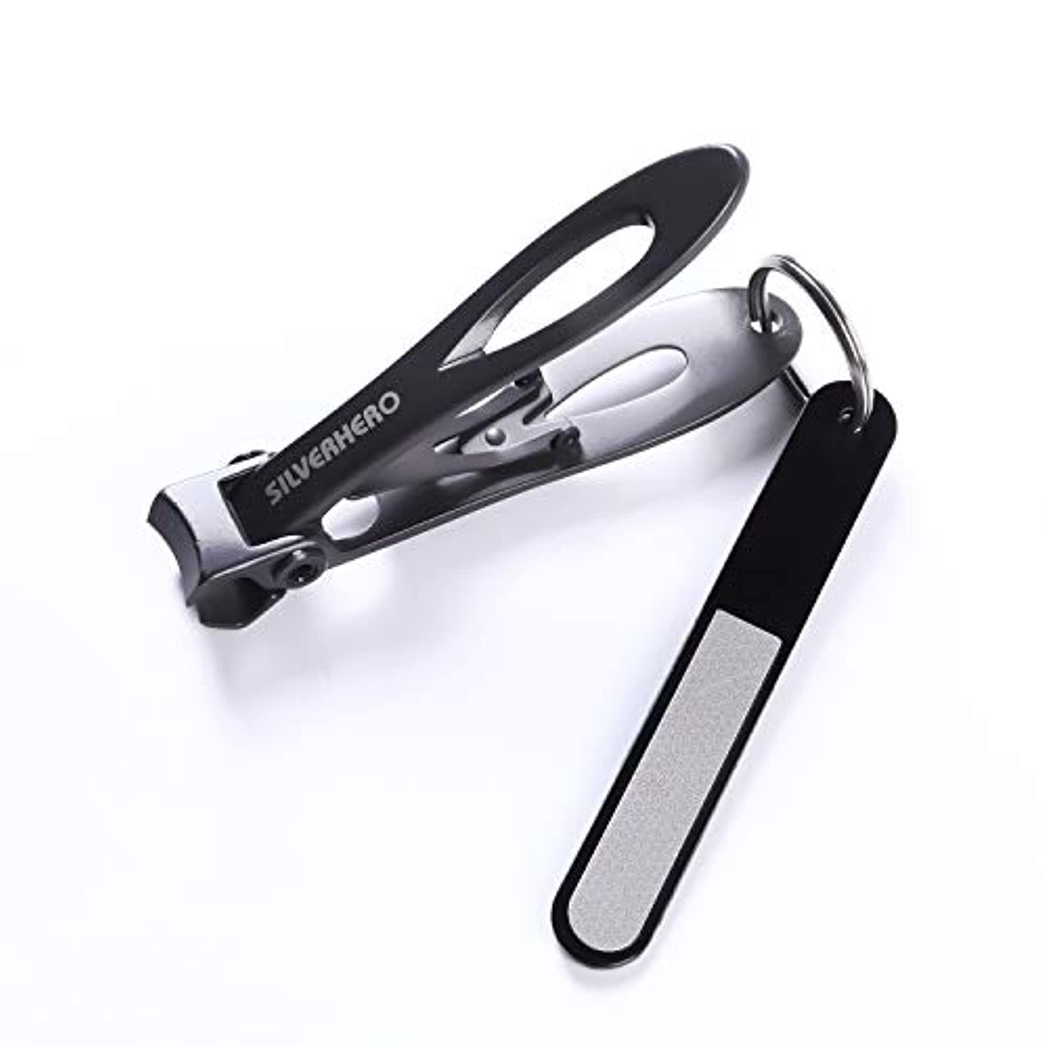 15mm Wide Jaw Opening Deluxe Sturdy Stainless Steel Fingernail Clippers Toenail Clippers for Thick Nails Big Size