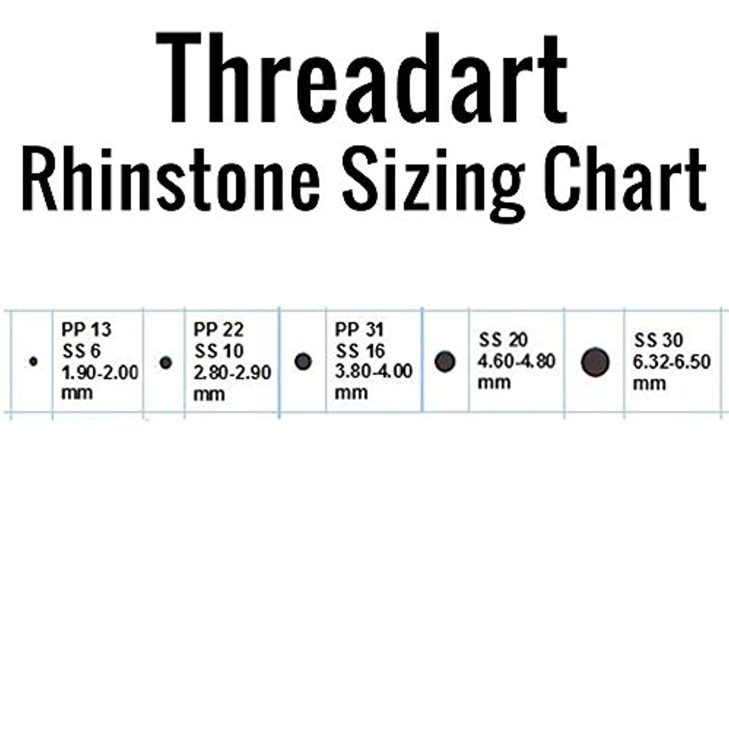 Threadart Bulk Hot Fix Rhinestones Crystal AB - SS6 (2mm) - 72000 stones - 500 Gross Bulk Pack