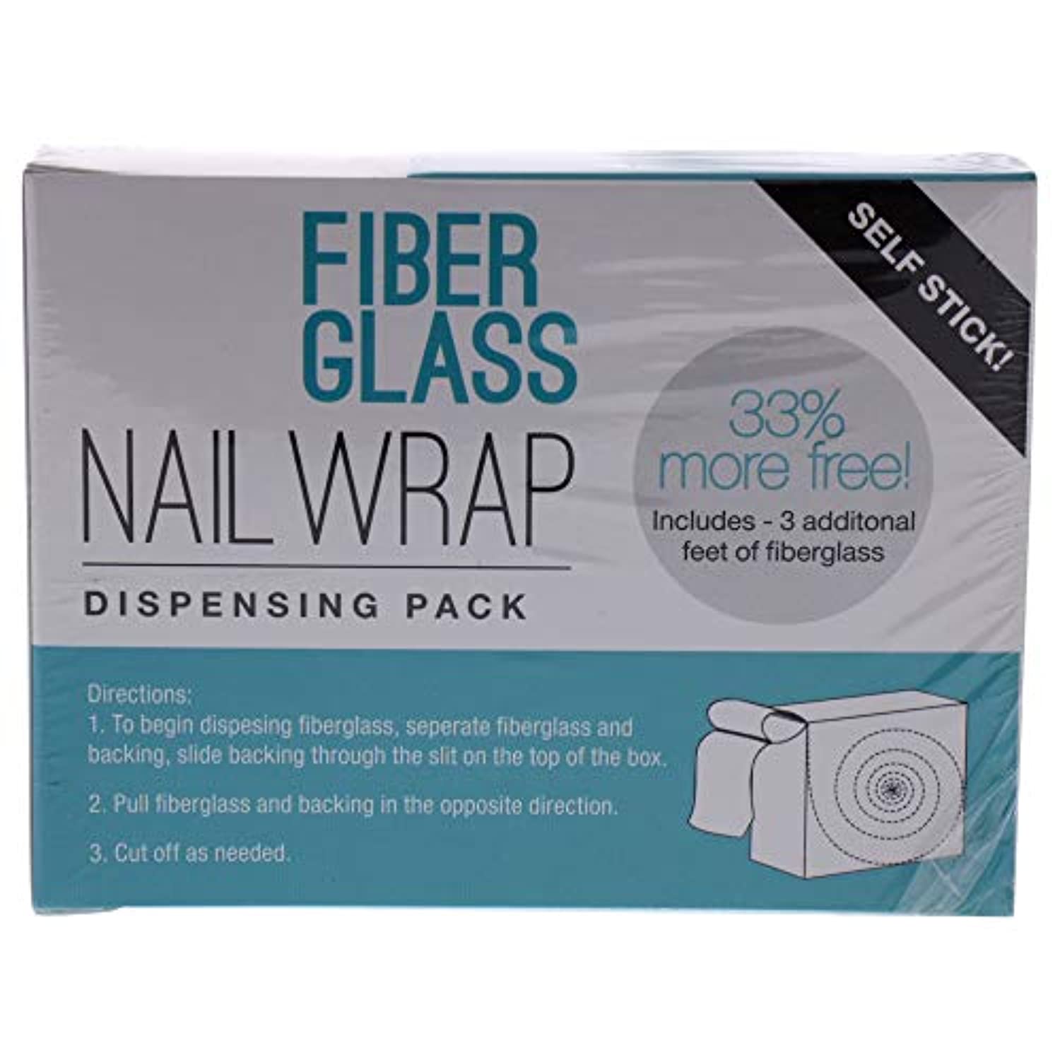 Cuccio Pro Fiberglass Nail Wrap Dispensing Pack 1 Pc