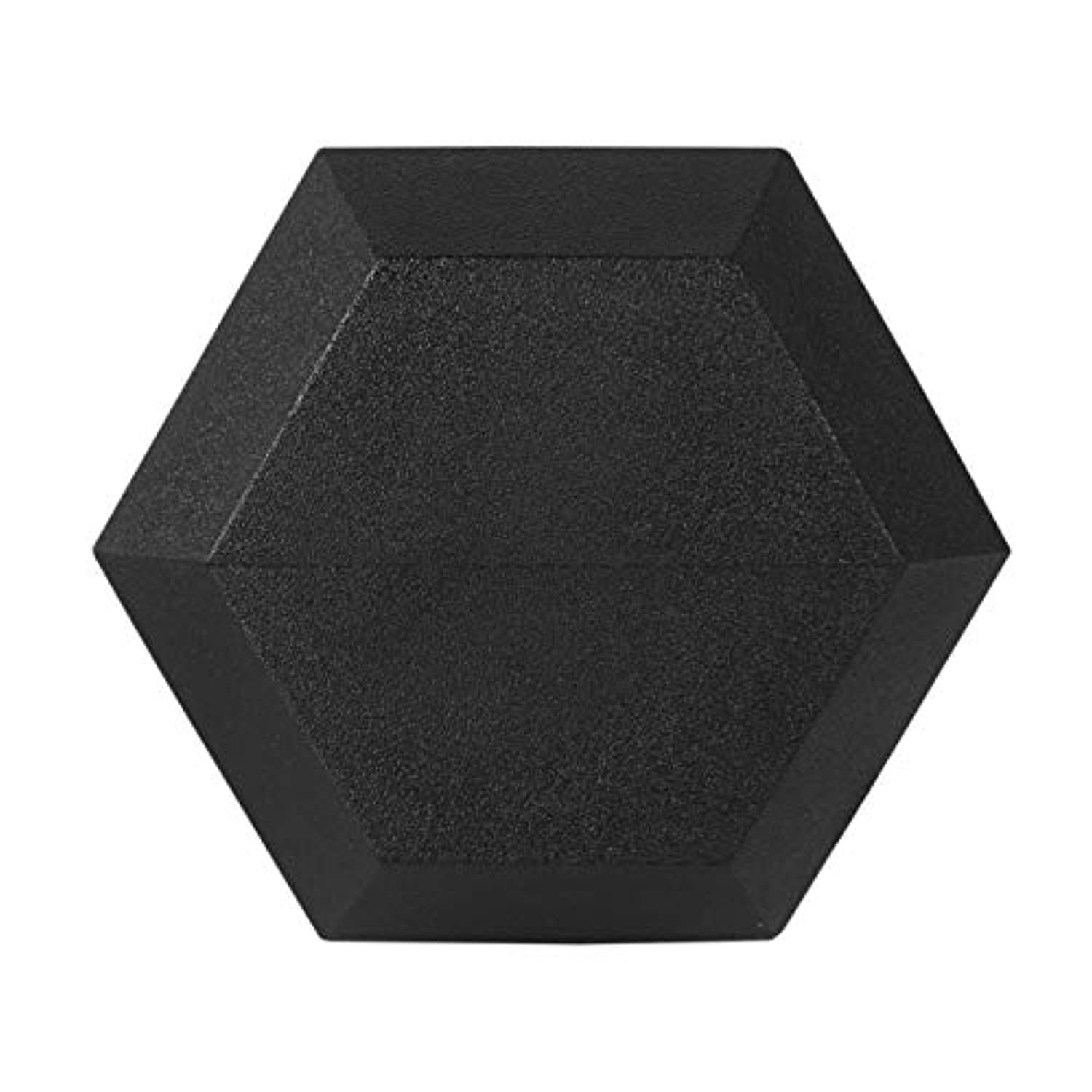 BalanceFrom Rubber Encased Hex Dumbbell in Pairs, Singles or Set with Rack, 10LB Pair