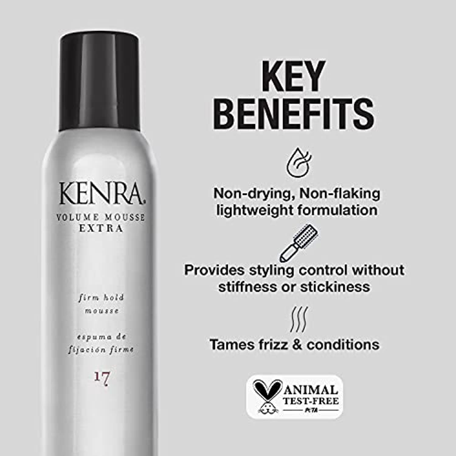 Kenra Volume Mousse Extra 17 | Firm Hold Mousse | All Hair Types