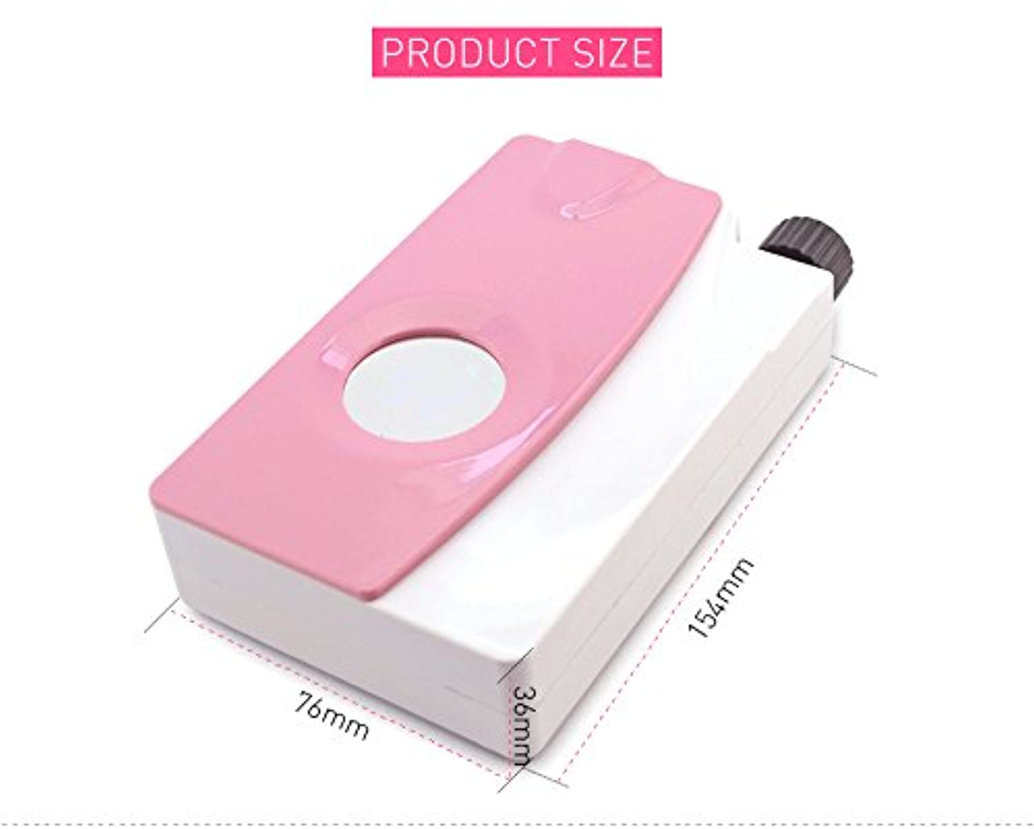 KADS Electric Nail Art Drill File Manicure Pedicure Machine 25,000RPM Pink Machine Complete Professional Finger & Toe Nail Care Kit Suitable for 3/32