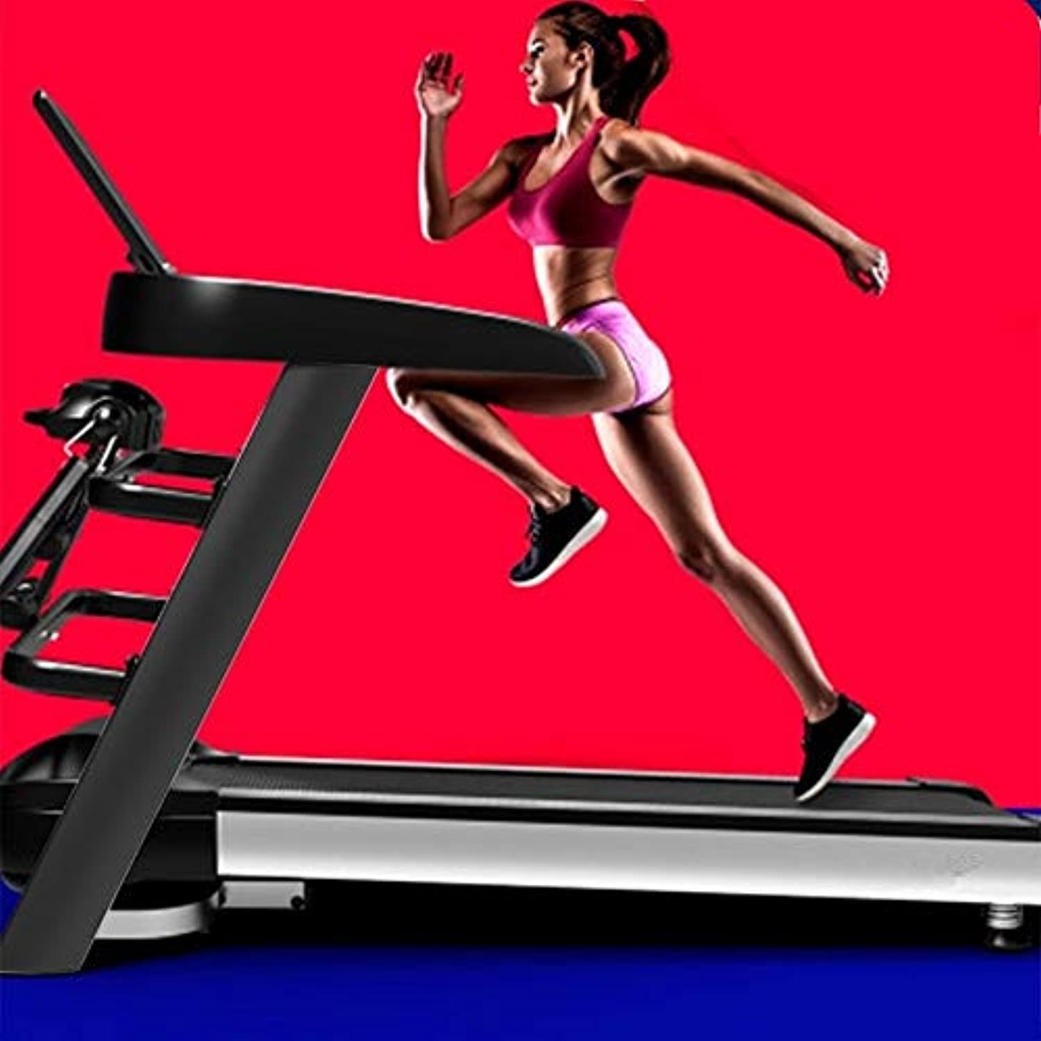 Zzfni Treadmill Multifunctional Household Electric Treadmill, Small Fitness Equipment, Mini Folding Treadmill, Bluetooth Speakers High-Definition LED Display Foldable Treadmill