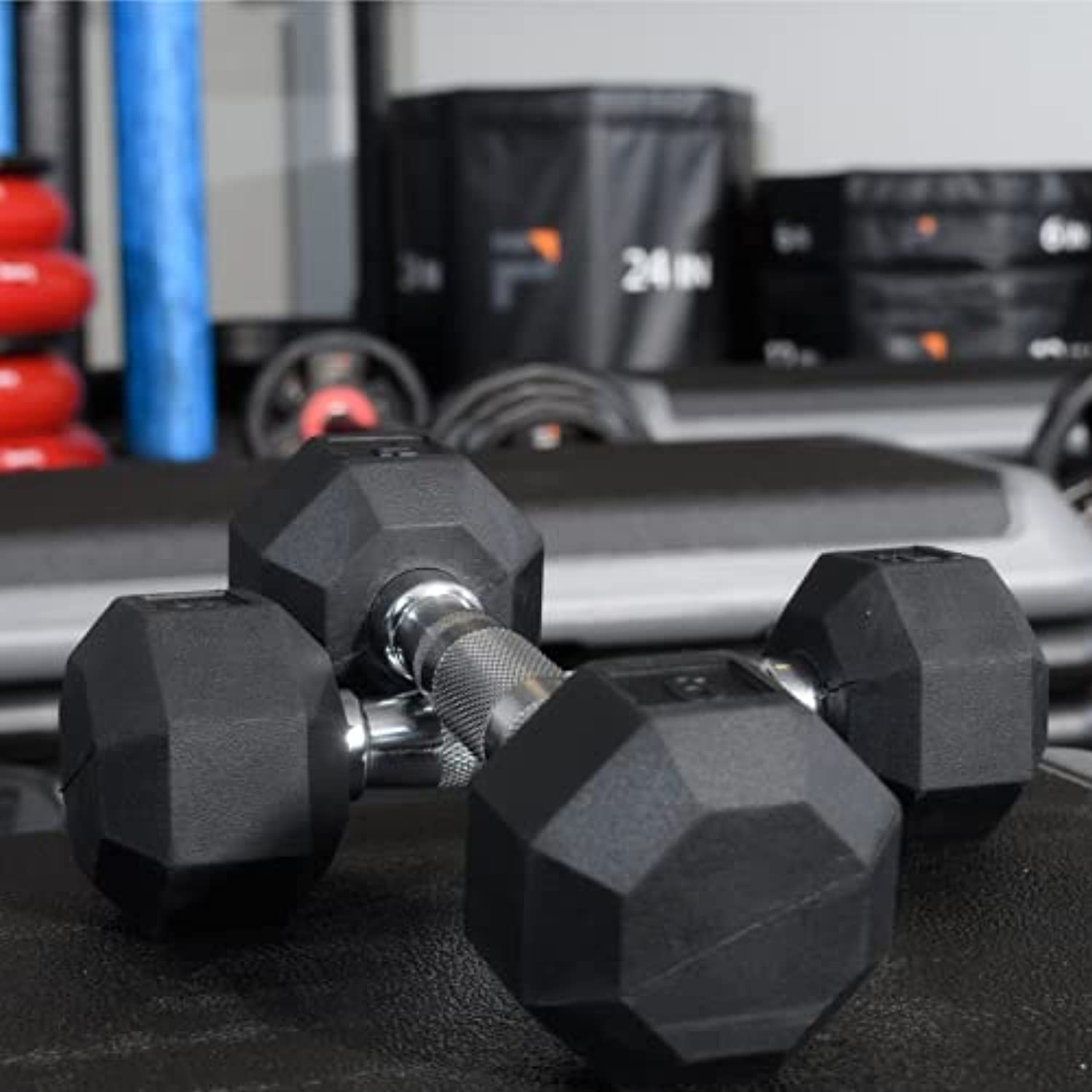 Power Systems Rubber Octagonal Dumbbell