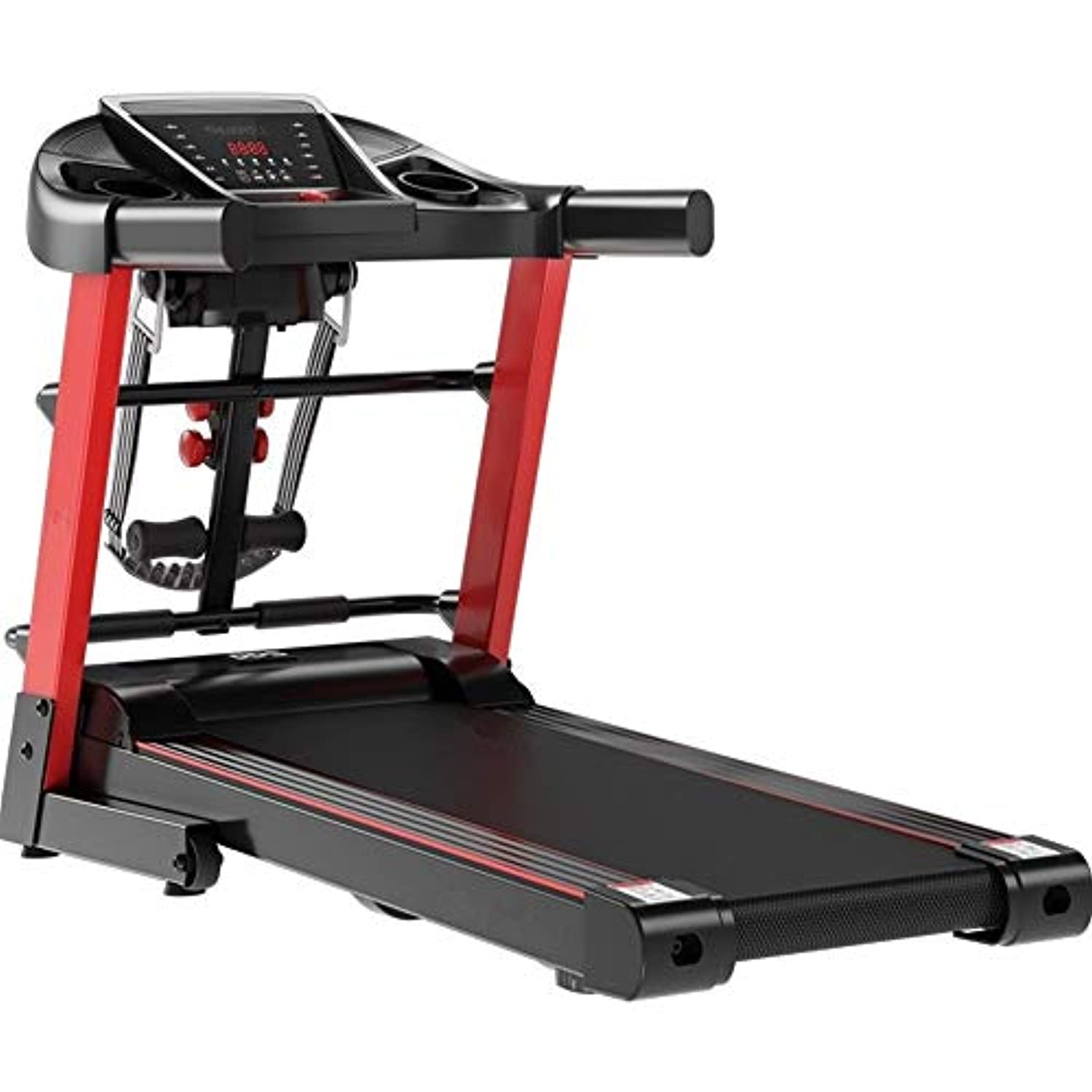 Zzfni Treadmill Foldable Household Treadmill, Multifunctional High Horsepower Walking Machine, Weight Loss Fitness Equipment Foldable Treadmill