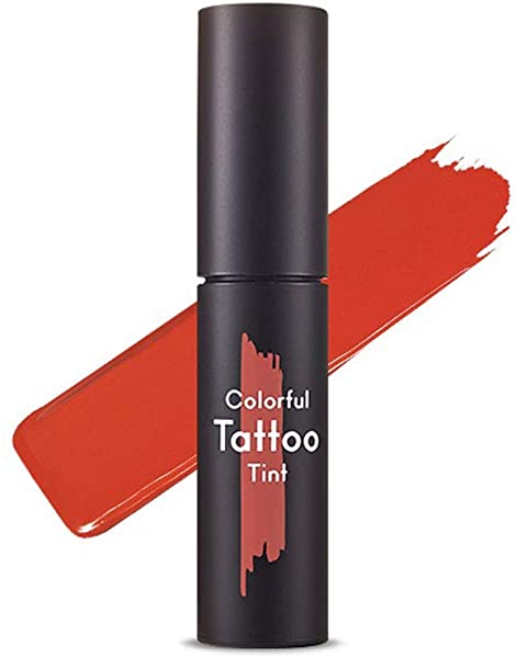 ETUDE HOUSE Colorful Tattoo Tint, OR201 Blushed Nude | Kbeauty | Adorable Color Lipstick with a Long-Lasting Effect for a Perfect Hydrating Lip Makeup