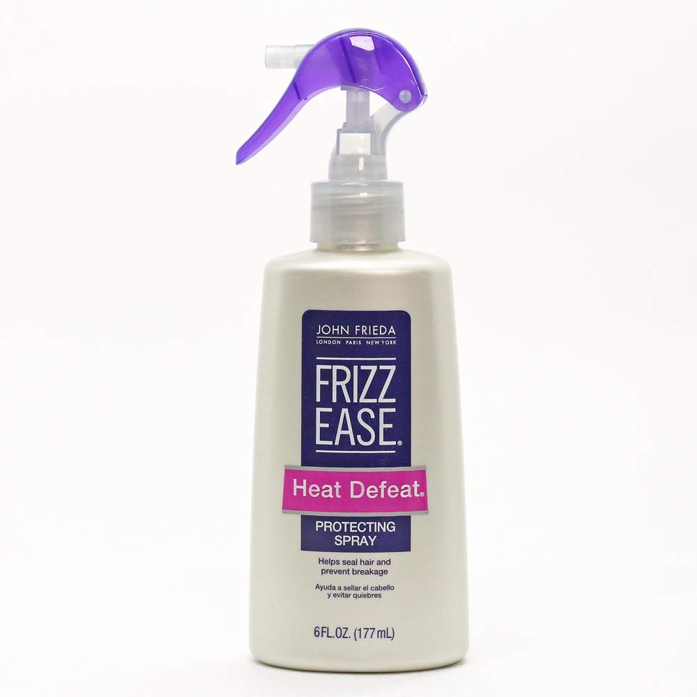 John Frieda Frizz Ease 3-day Flat Iron Spray, Keratin Infused Straightening Spray, Anti Frizz Heat Protectant for Curly Hair, 3.5 Ounce