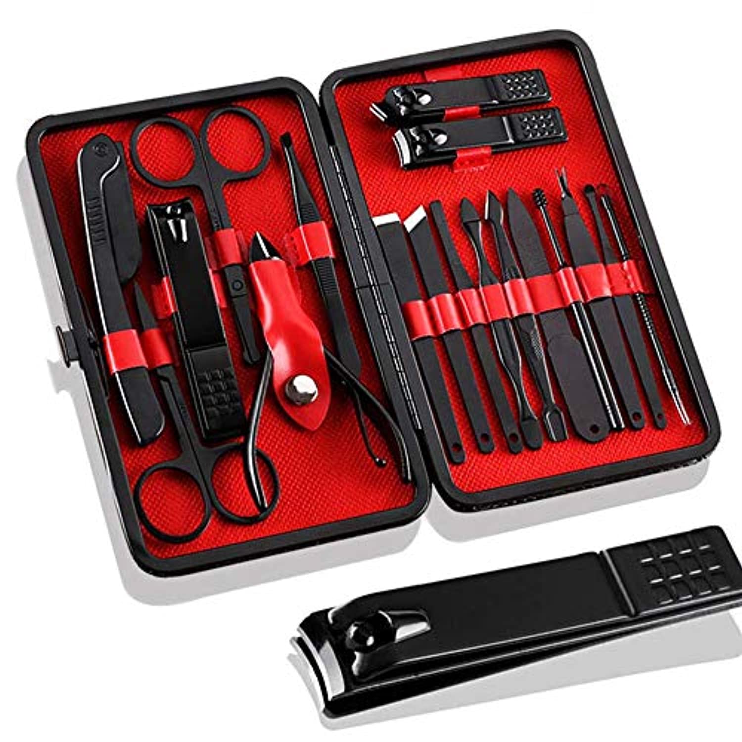 Manicure Set 18 in 1 Nail Clippers Set Stainless Steel Manicure Set