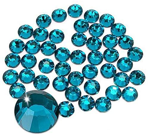 Jollin Glue Fix Crystal Flatback Rhinestones Glass Diamantes Gems for Nail Art Crafts Decorations Clothes Shoes(ss20 1440pcs, Siam)