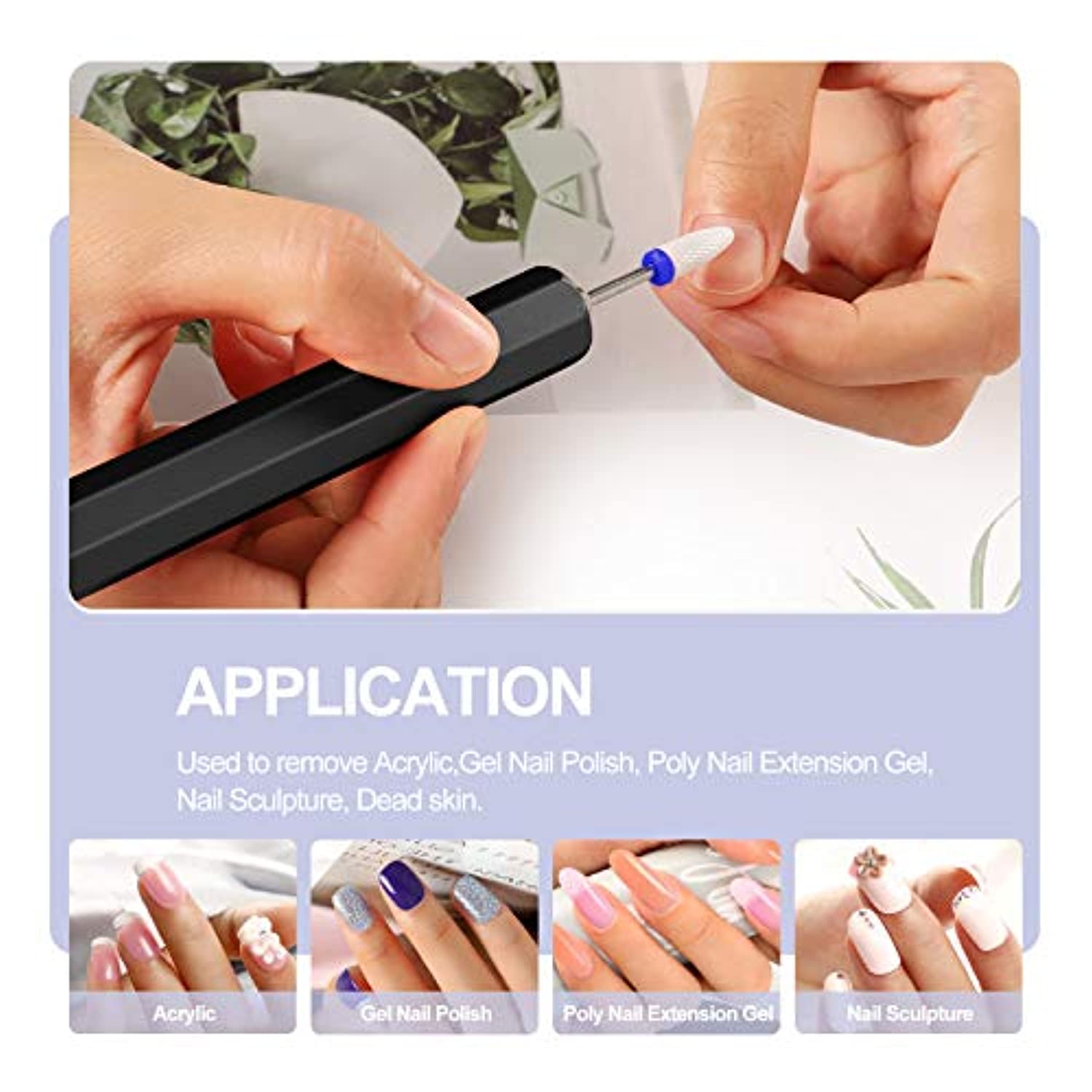 6 Colors Gel Nail Polish Kit with UV Light and Drill for Starter Glitter White Red Gel Nail Polish Set Electric Nail File Kit