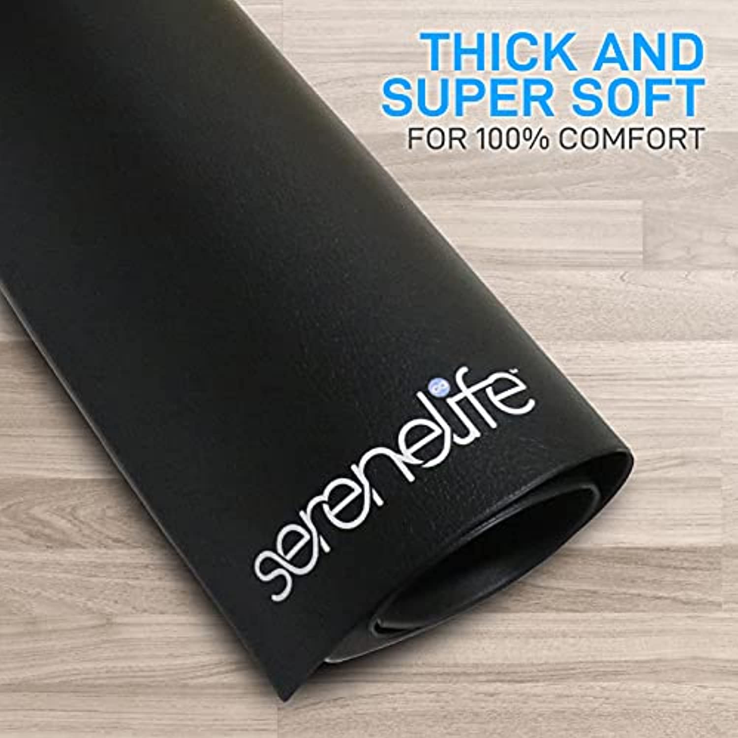 SereneLife Premium Portable Fitness Exercise Mat - 36