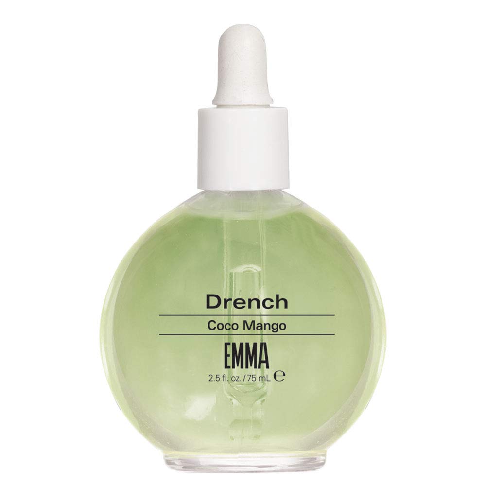 EMMA Beauty Drench Juicy Citrus, Cuticle Oil, 12+ Free Treatment Vegan & Cruelty-Free, Deep Penetrating Oil Nourishes, Protects, Hydrates & Revitalizes Nails & Cuticles With Natural Ingredients, 2.5 O