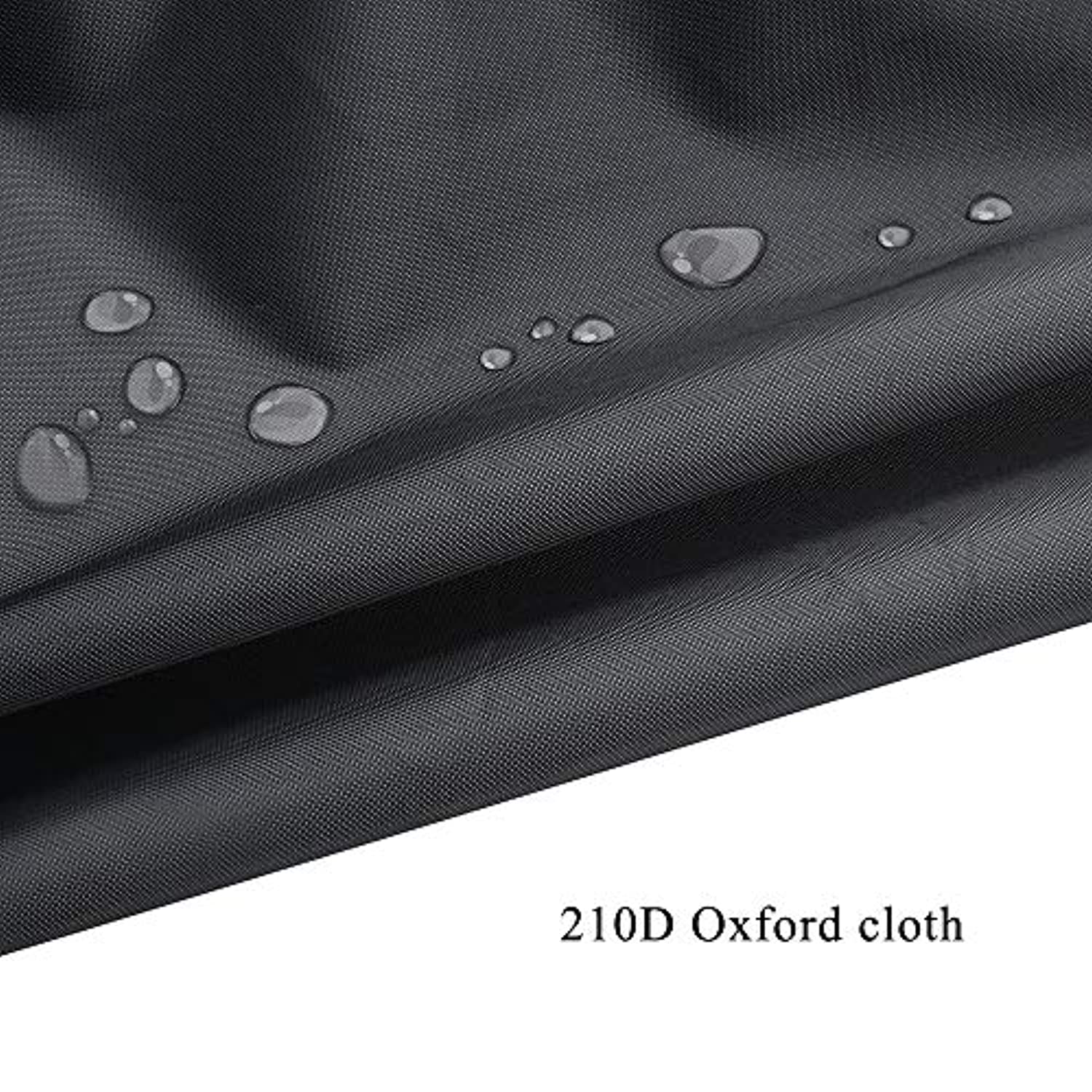 RIYIFER Non-Folding Treadmill Cover, Upgrade Heavy-Duty 210D Oxford Cloth Dustproof Waterproof Treadmill Protective Cover for Indoor Or Outdoor Use-Black