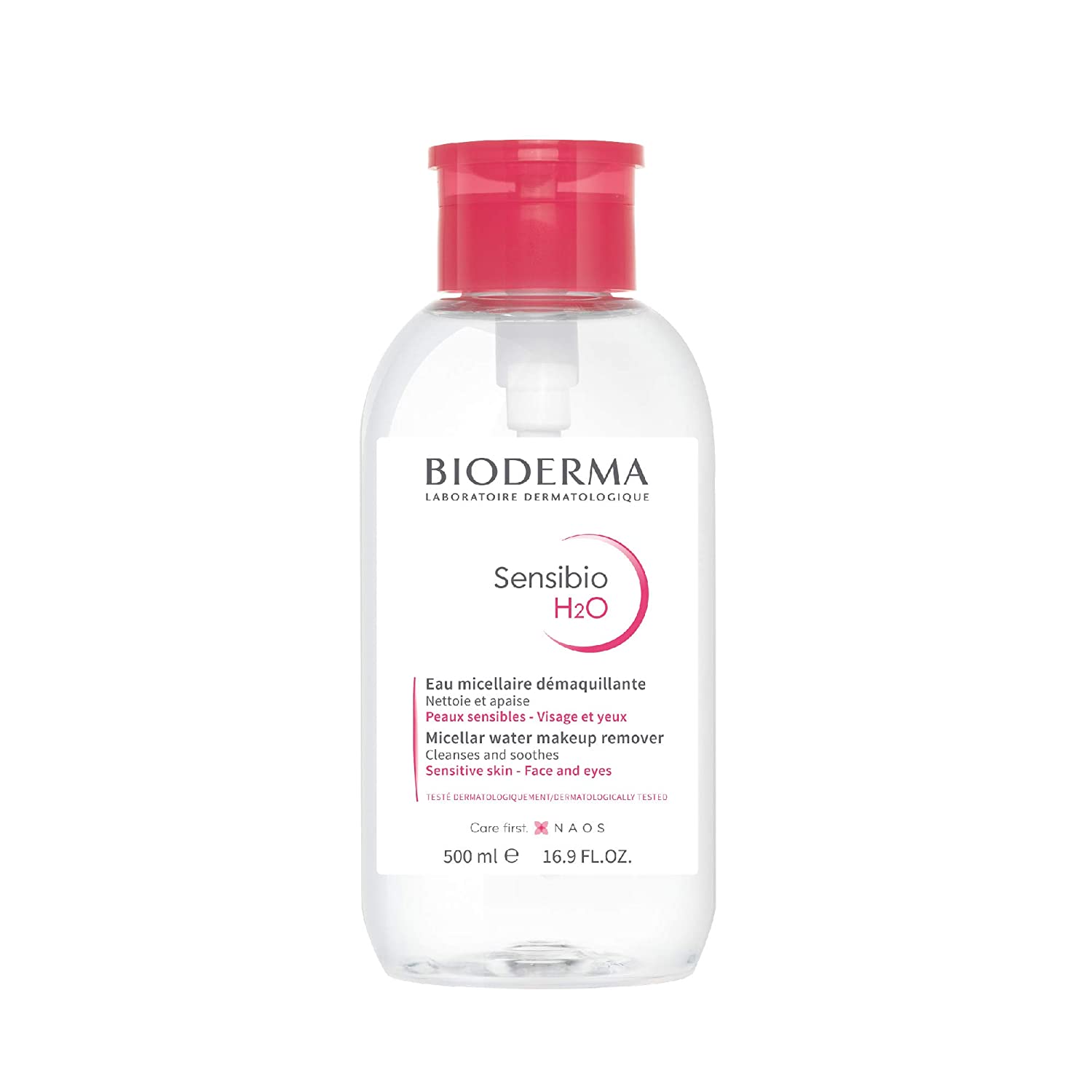 Bioderma - Sensibio - H2O Micellar Water - Makeup Remover Cleanser - Face Cleanser for Sensitive Skin