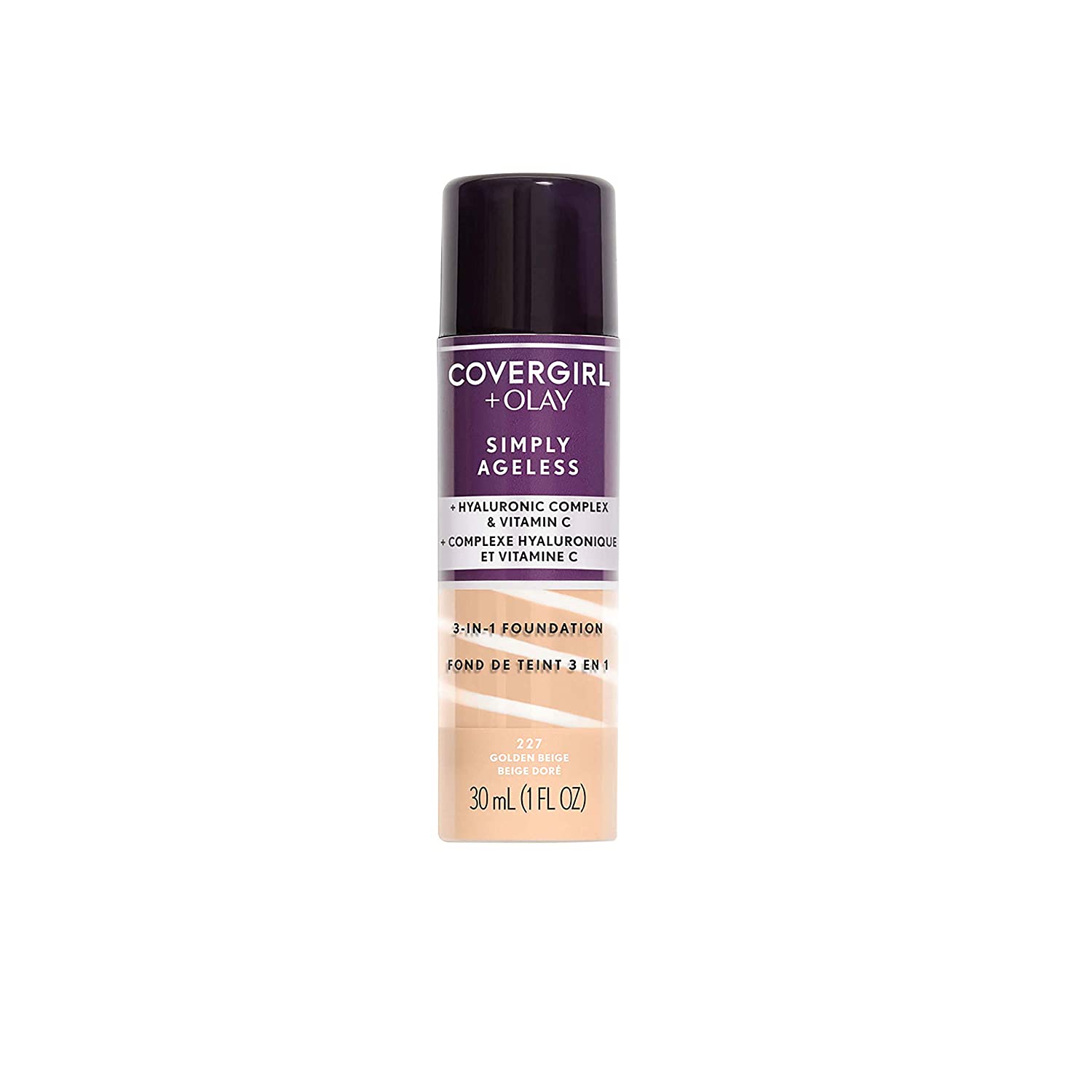 Covergirl + Olay Simply Ageless 3-in-1 Liquid Foundation, Creamy Natural