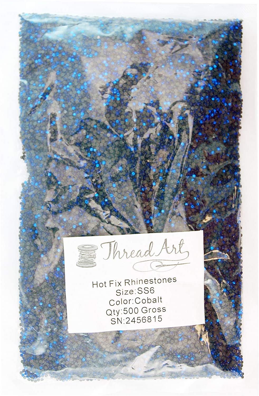 Threadart Bulk Hot Fix Rhinestones Crystal AB - SS6 (2mm) - 72000 stones - 500 Gross Bulk Pack