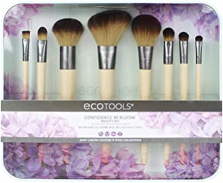 EcoTools-Cruelty Free Confidence in Bloom Brush Set-Cruelty Free Synthetic Taklon Bristles, Recycled Packaging, Recycled Aluminum Ferrules