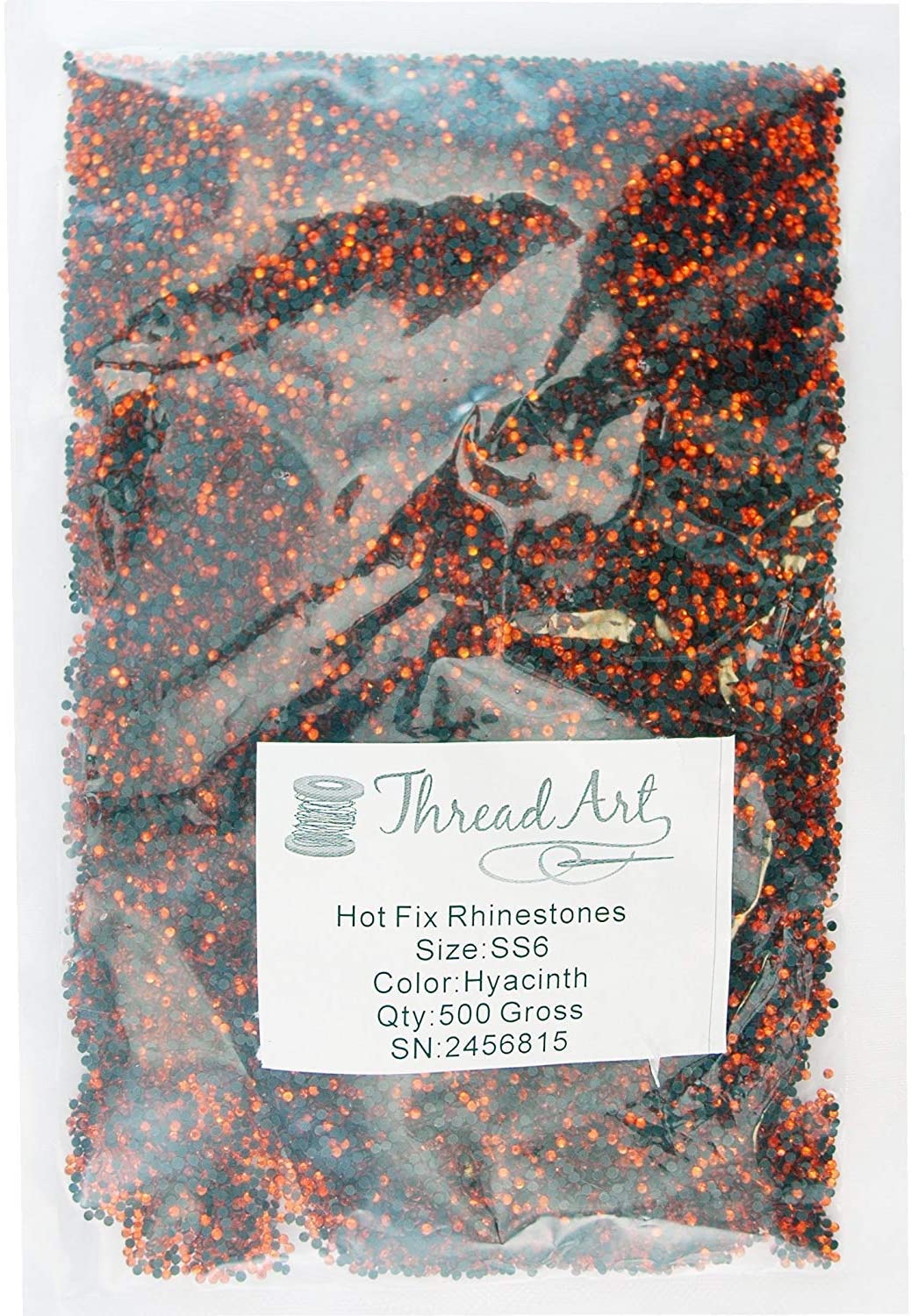 Threadart Bulk Hot Fix Rhinestones Crystal AB - SS6 (2mm) - 72000 stones - 500 Gross Bulk Pack