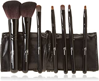 Black Diamond Pro 7 Piece Travel Makeup Brush Set From Royal Care Cosmetics