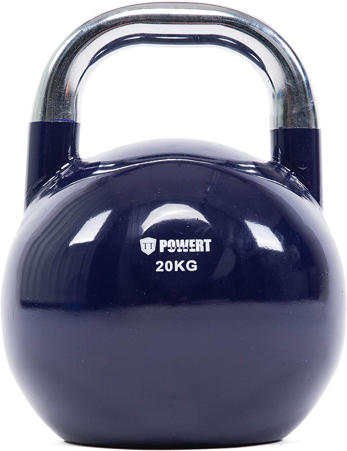 POWERT Competition Kettlebell|Premium Quality Coated Steel|Ergonomic Design|Great for Weight Lifting Workout & Core Strength Training& Muscle Building|Color Coded|Single