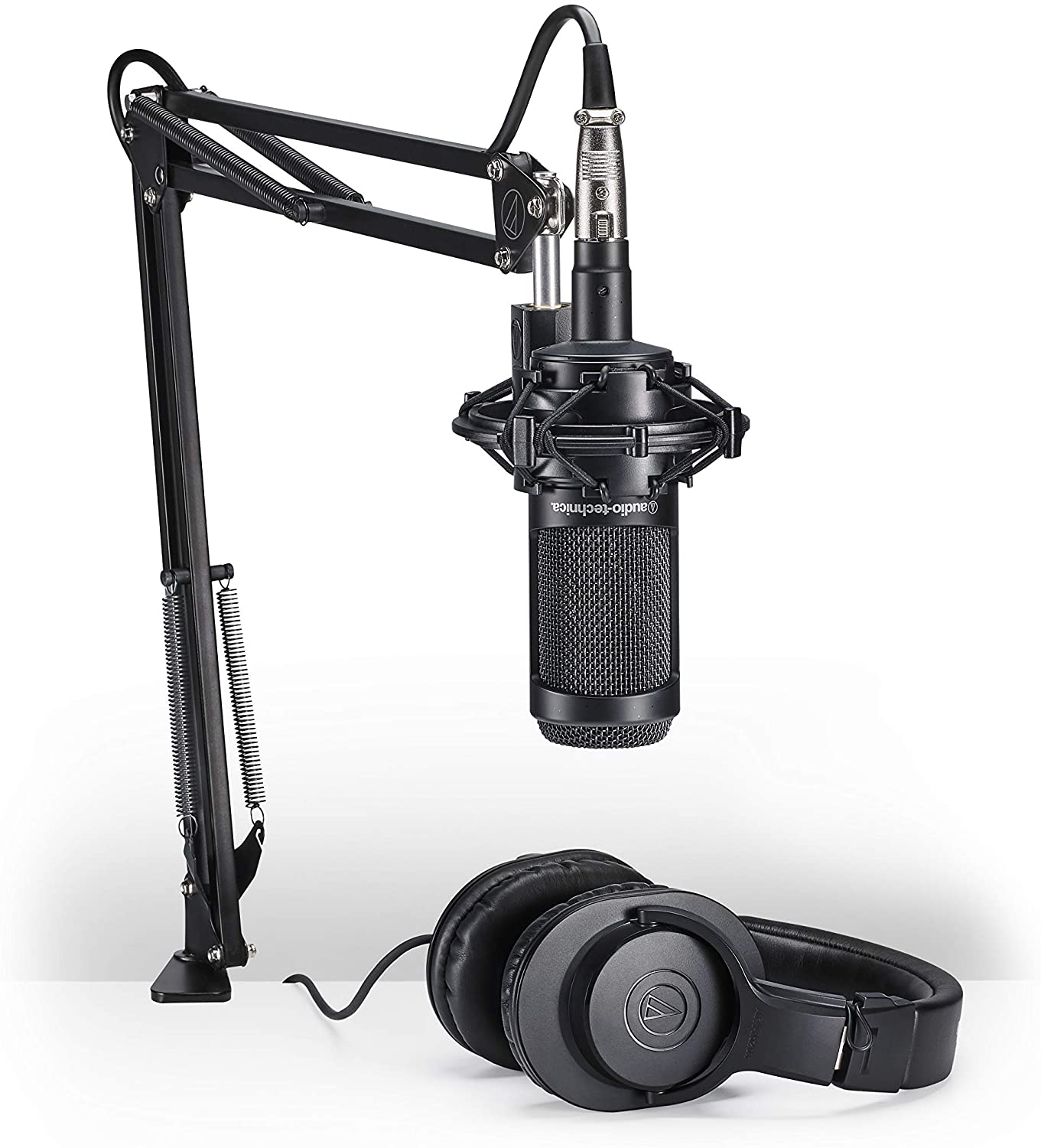 Audio-Technica AT2035 Cardioid Condenser Microphone, Perfect for Studio, Podcasting & Streaming, XLR Output, Includes Custom Shock Mount