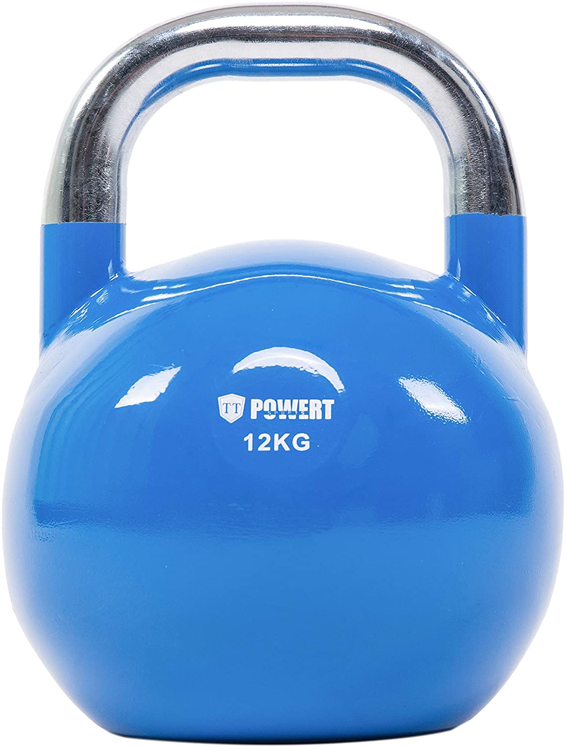 POWERT Competition Kettlebell|Premium Quality Coated Steel|Ergonomic Design|Great for Weight Lifting Workout & Core Strength Training& Muscle Building|Color Coded|Single