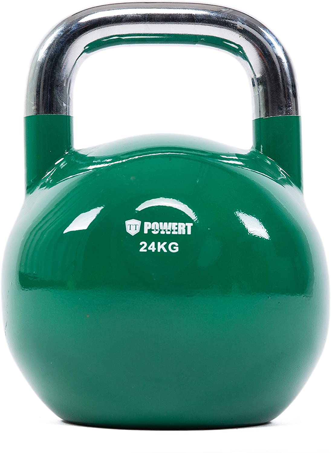 POWERT Competition Kettlebell|Premium Quality Coated Steel|Ergonomic Design|Great for Weight Lifting Workout & Core Strength Training& Muscle Building|Color Coded|Single