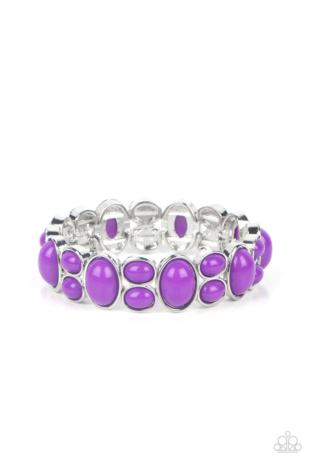 Tic Tac Dance Purple Adjustable Bracelet