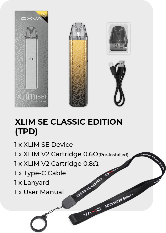 OXVA XLIM SE CLASSIC EDITION OXVA XLIM SE CLASSIC EDITION