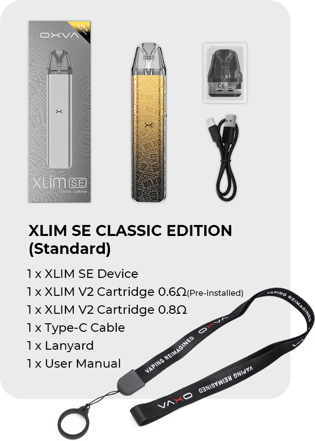 OXVA XLIM ALS KLASSISCHE AUSGABEN OXVA XLIM ALS KLASSISCHE AUSGABEN