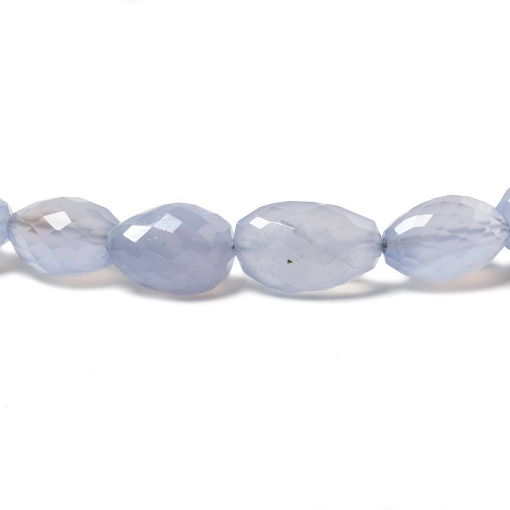  12-14mm Turkish Chalcedony Faceted Nugget Beads 15 inch 31 pieces 