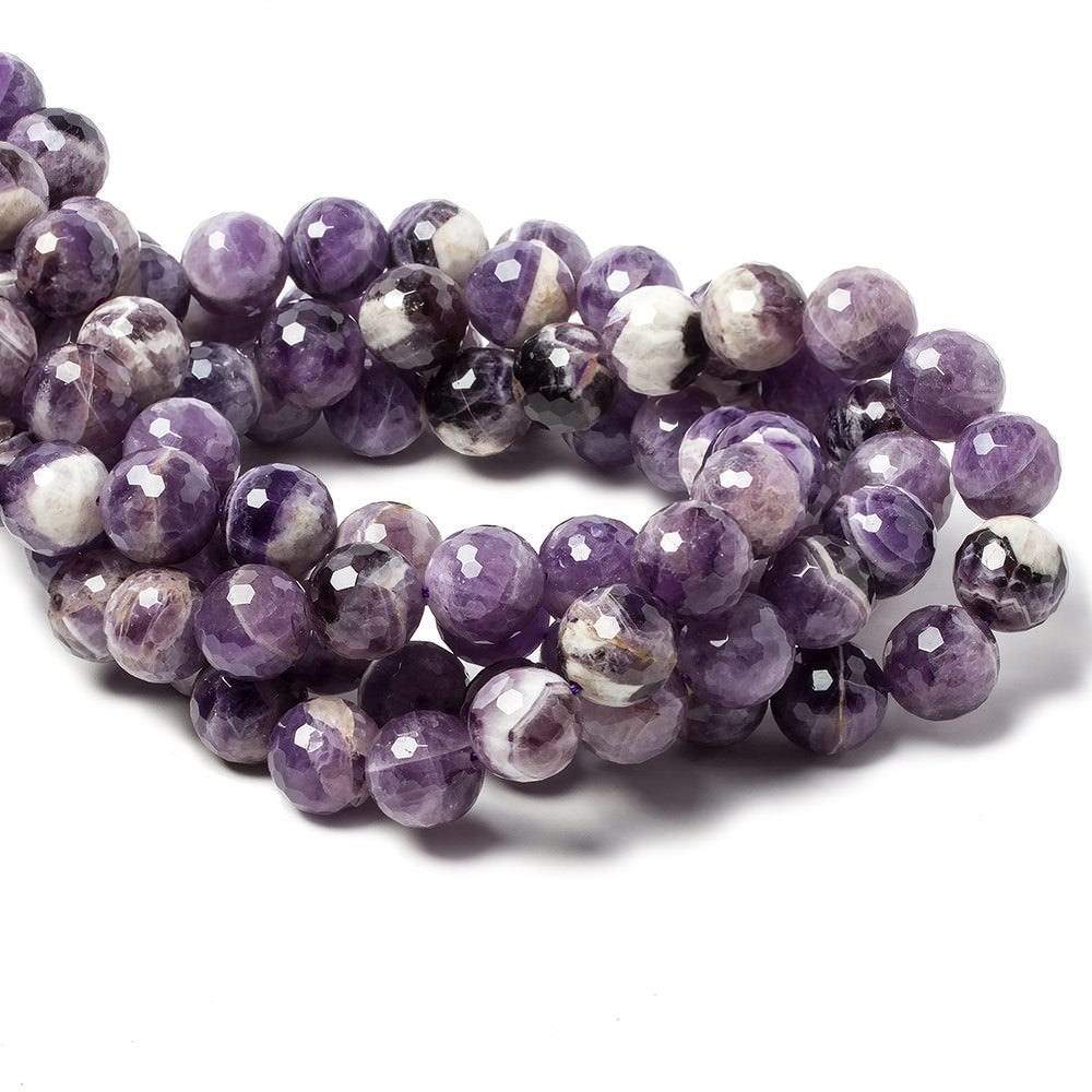  12mm Cape Amethyst faceted rounds 14 inch 32 beads 