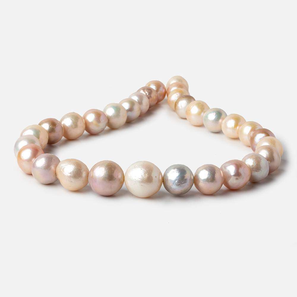  13-16mm Tri Color Baroque Freshwater Pearl 16 inch 30 pieces 