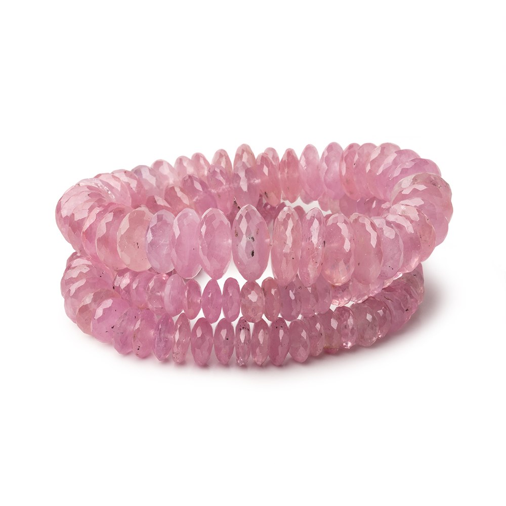  5-12mm Ruby German Faceted Rondelle Beads 16 inch 122 pieces 