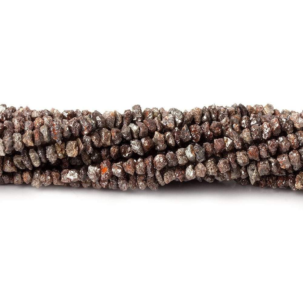  2-3mm Chocolate Brown Diamond crystal nugget beads 15 inch 220 pcs 