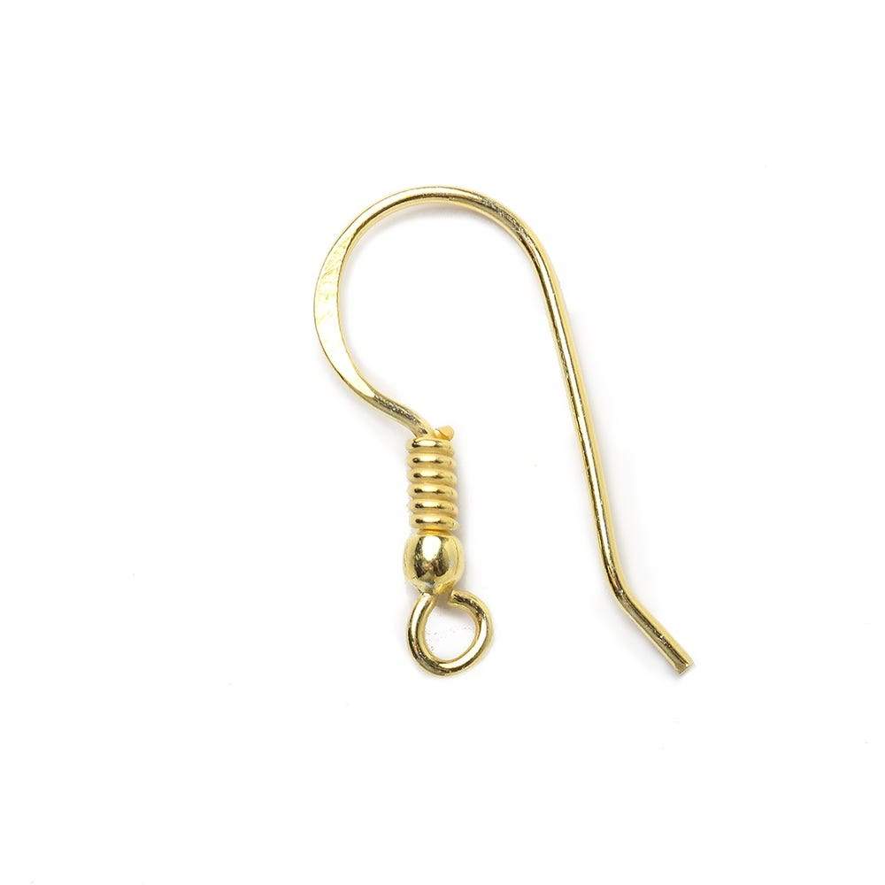  23x10mm Vermeil Fancy Earwire 10 pieces 