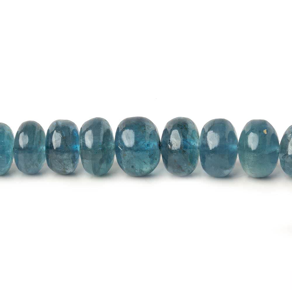  3mm - 8mm Santa Maria Aquamarine Plain Rondelles 18 inch 170 pieces AA 