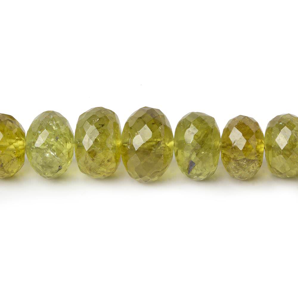  5-10mm Grossular Garnet faceted rondelles 18 inch 104 pieces AA 