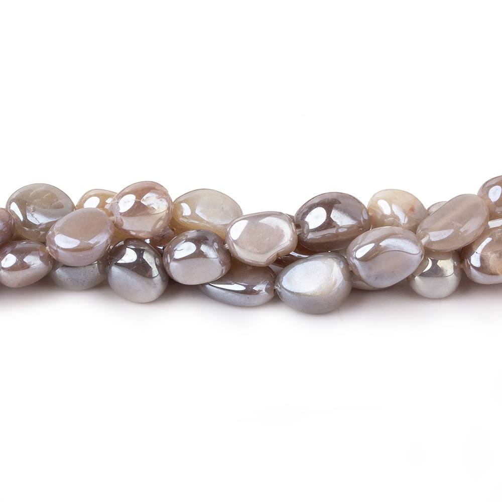  6x5-10x5mm Mystic Light Multi Color Moonstone plain nuggets 16 inch 60 beads 