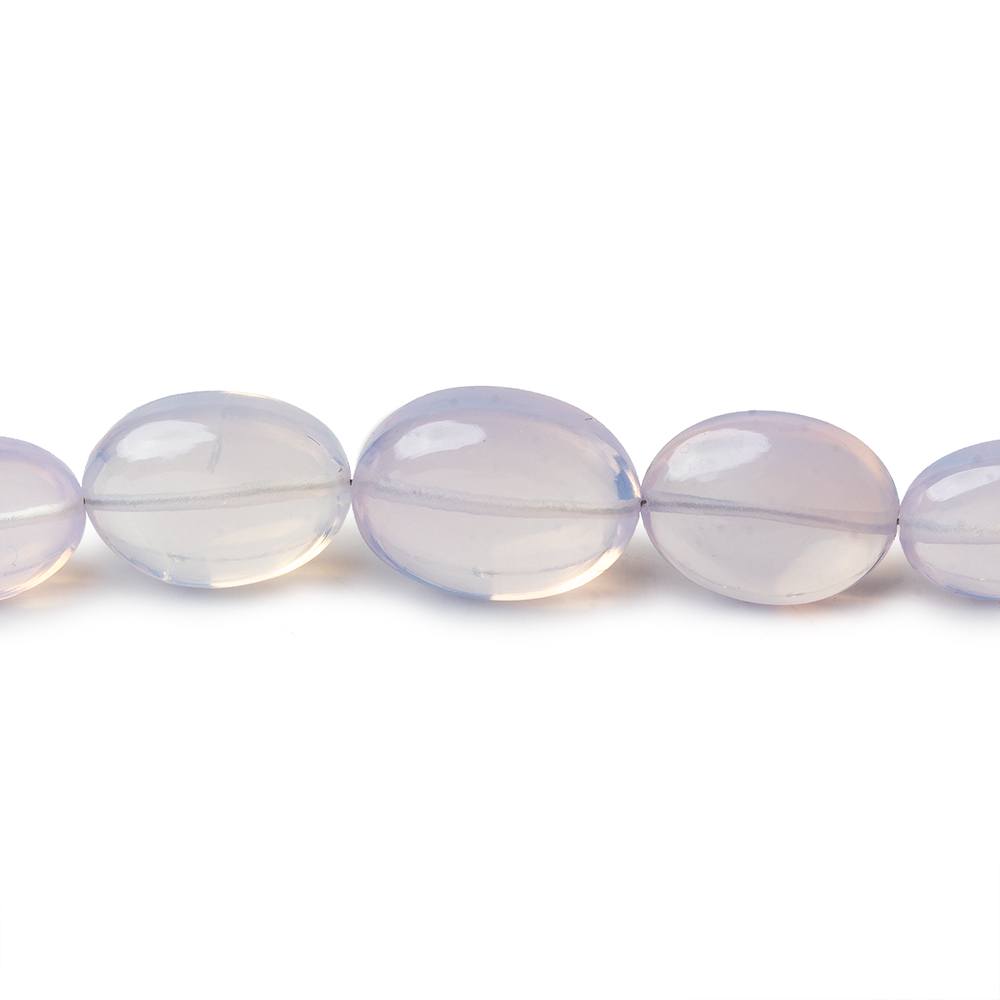  8x6-12x9mm Lavender Opal straight drilled plain ovals 20 inch 51 beads AA 1mm hole 