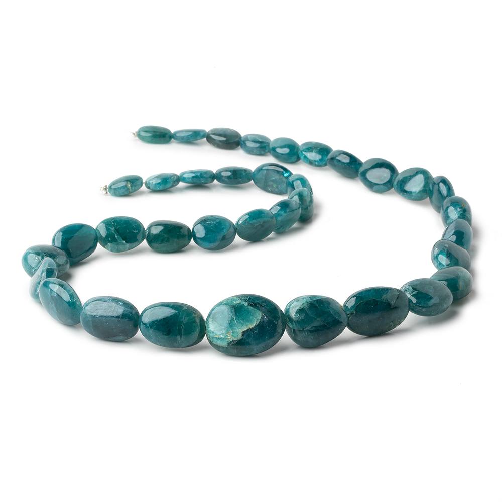  Grandidierite plain nuggets 17 inch 35 beads 9x7-18x15mm A grade 